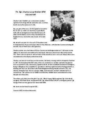 A preview of a PDF biography for Mallett, Charles Lucas Arnold